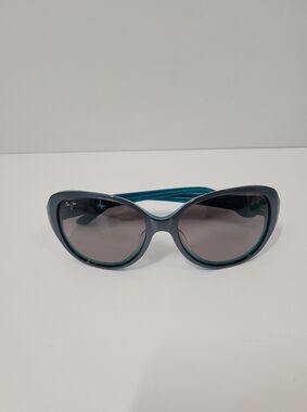 Maui Jim Swept Away MJ 733 06B Teal Blue Gray Polarized Lens Women's Sunglasses